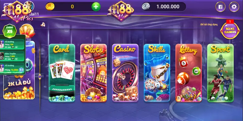 Giới thiệu Website M88vin - Nền tảng chơi game đổi thưởng uy tín